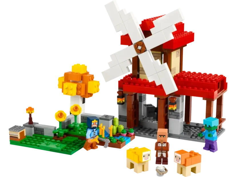 LEGO® Minecraft 21262 Farma s veterným mlynom