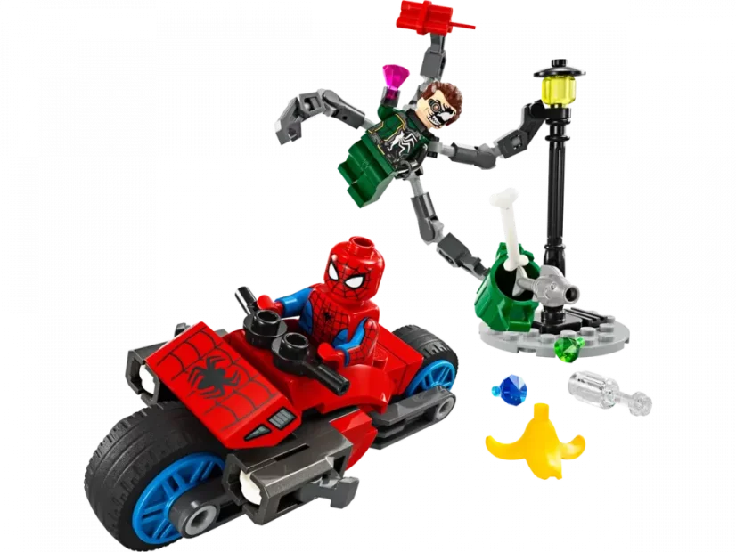 LEGO® Marvel 76275 Naháňačka na motorke: Spider-Man vs. Doc Ock