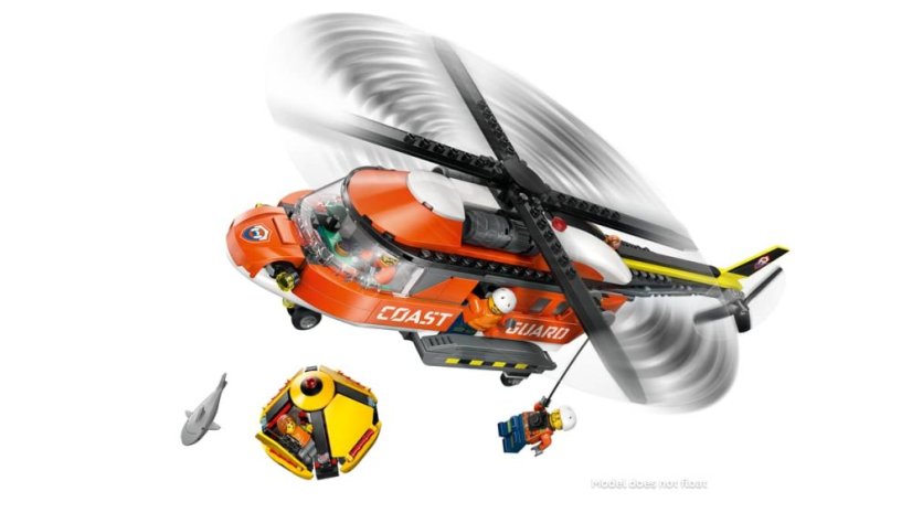 LEGO® City 60503 Helikoptéra pobrežnej hliadky