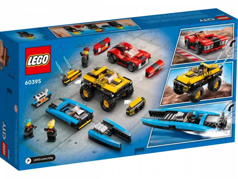 LEGO® City 60395 Sada pretekárskych všestranných vozidiel