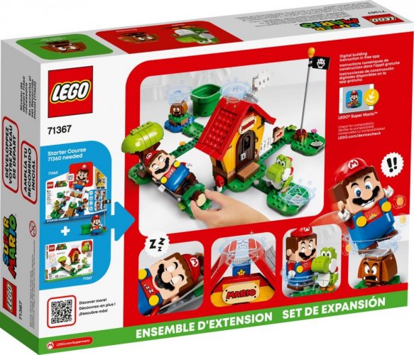 LEGO® Super Mario 71367 Yoshi i dom Mario — zestaw rozszerzający
