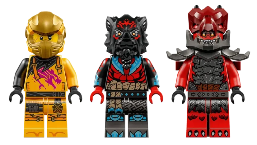 LEGO® NINJAGO 71833 Ras, Arin a superbouřkové letadlo