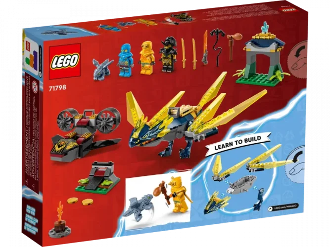LEGO® NINJAGO® 71798 Nya a Arin v súboji s dračím mláďaťom