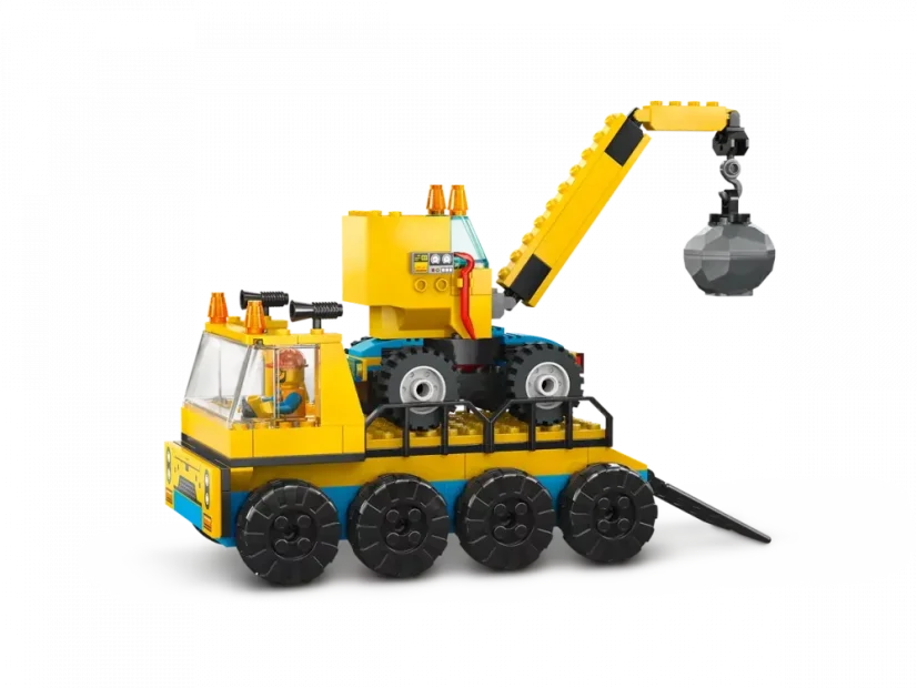 LEGO® City 60391 Construction Trucks and Wrecking Ball Crane