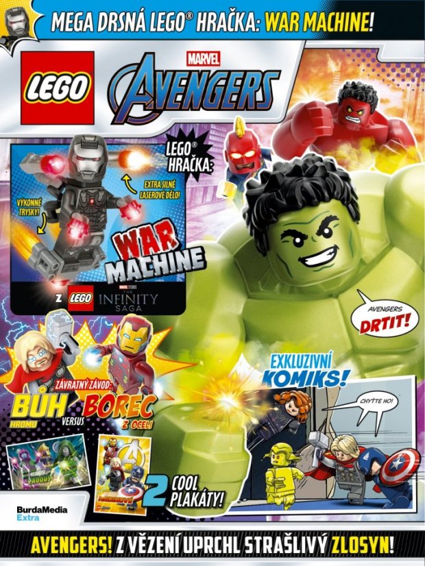 Časopis LEGO® Marvel Avengers 8/2025