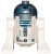 sw1085 Astromech Droid, R2-D2, Flat Silver Head, Dark Pink Dots and Large Receptor