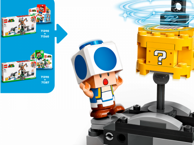 LEGO® Super Mario 71390 Boj s Reznorom – rozširujúci set