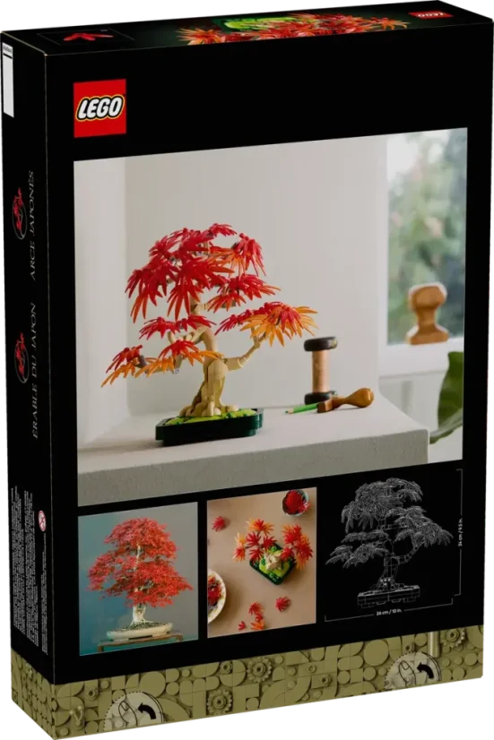 LEGO® Botanicals 10348 Bonsaj – Japonský červený javor