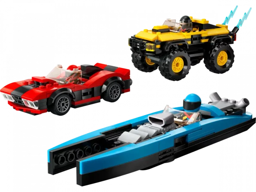 LEGO® City 60395 Sada pretekárskych všestranných vozidiel