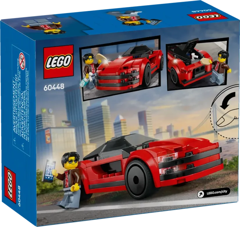 LEGO® City 60448 Červený sporťák