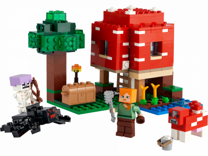 LEGO® Minecraft 21179 The Mushroom House