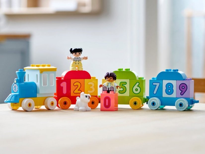 LEGO® DUPLO 10954 Pociąg z cyferkami — nauka liczenia