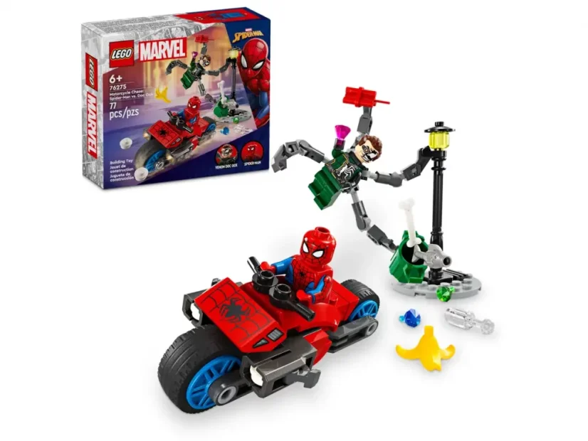 LEGO® Marvel 76275 Naháňačka na motorke: Spider-Man vs. Doc Ock
