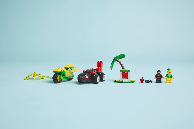 LEGO® Marvel Spidey a jeho úžasní přátelé 11198 Spin, Electro a honička s dinosauřím vozidlem