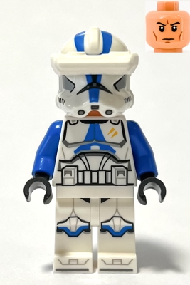 sw1248 Clone Trooper Specialist, 501st Legion (Phase 2) - Blue Arms, Macrobinoculars, Nougat Head, Helmet with Holes