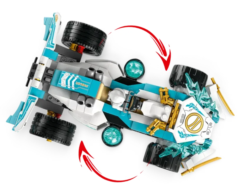 LEGO® NINJAGO® 71791 Smocza moc Zane’a — wyścigówka spinjitzu® Insiders: 225 225  Punkty LEGO® Insiders Produkt: 71791 71791 Produkt Ostatnie zestawy Smocza moc Zane’a — wyścigówka spinjitzu