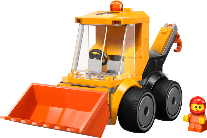 LEGO® City 60483 Autíčka – Stavební nakladač