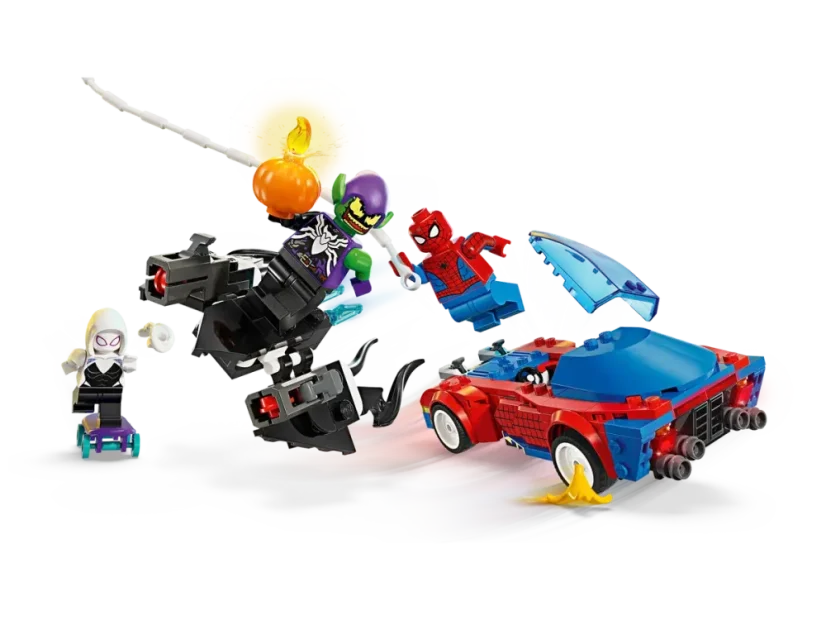 LEGO® Marvel 76279 Spider-Manovo pretekárske auto a Venomov Zelený goblin