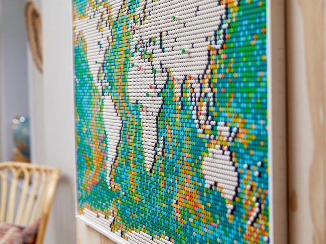 LEGO® Art 31203 Mapa świata