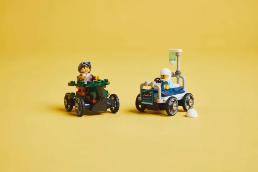 LEGO® City 60459 Pretekársky balíček: Lietadlo vs. nemocničné lôžko