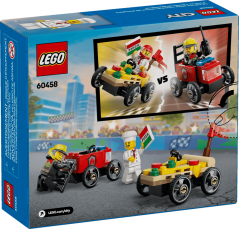 LEGO® City 60458 Zestaw wyścigówek: pizza kontra wóz strażacki