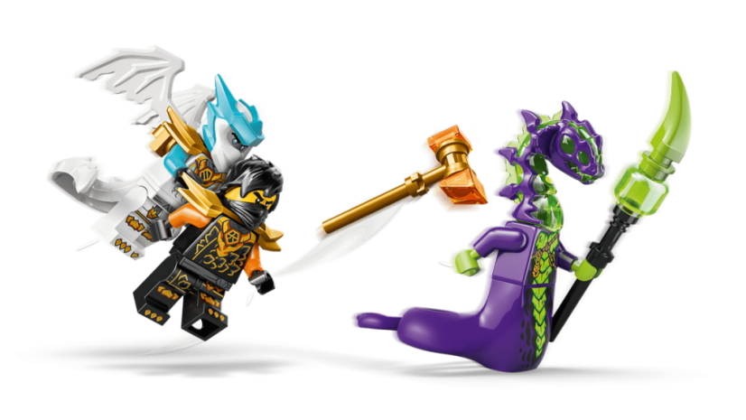 LEGO® NINJAGO® 71854 Cole's Mission Mech & Dragon Zane