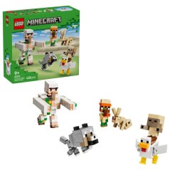 LEGO® Minecraft® 21592 Kuřecí žokej a útok v poušti