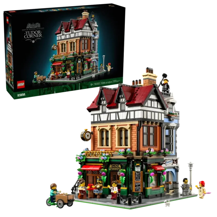 LEGO® Icons 10350 Dům na rohu v tudorovském stylu