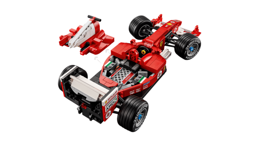 LEGO® ICONS 11375 Ferrari F2004 & Michael Schumacher