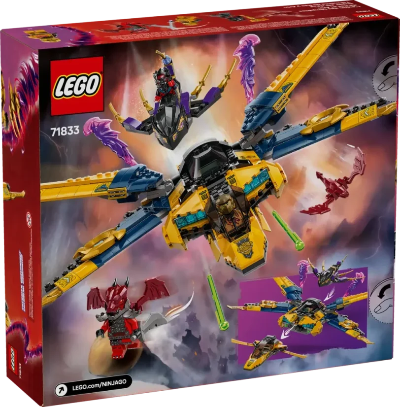 LEGO® NINJAGO 71833 Ras, Arin a superbouřkové letadlo
