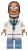 sim042 Dr. Hibbert, The Simpsons, Series 2 (Minifigure Only without Stand and Accessories)