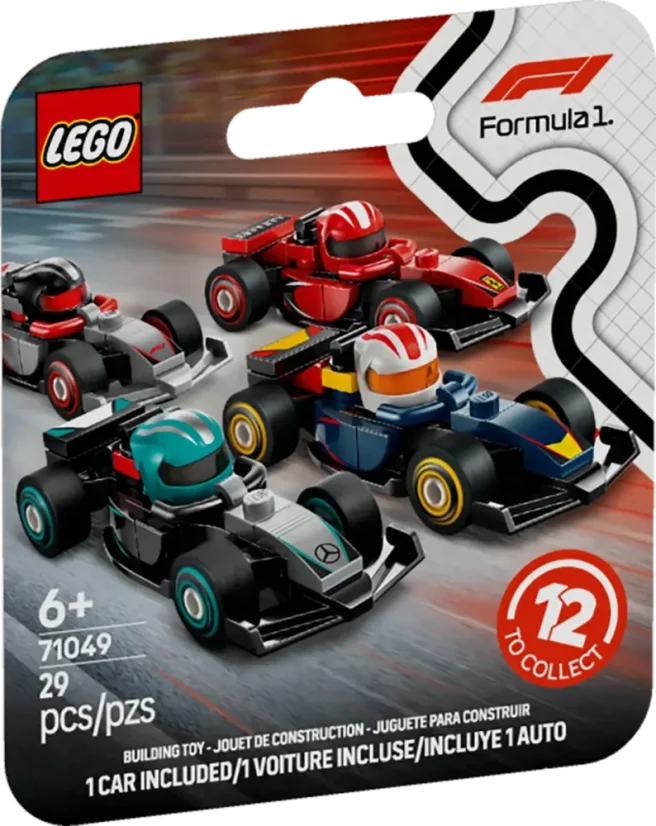 LEGO® Minifigurky 71049 Sběratelská závodní auta F1® - celý box - 36 ks