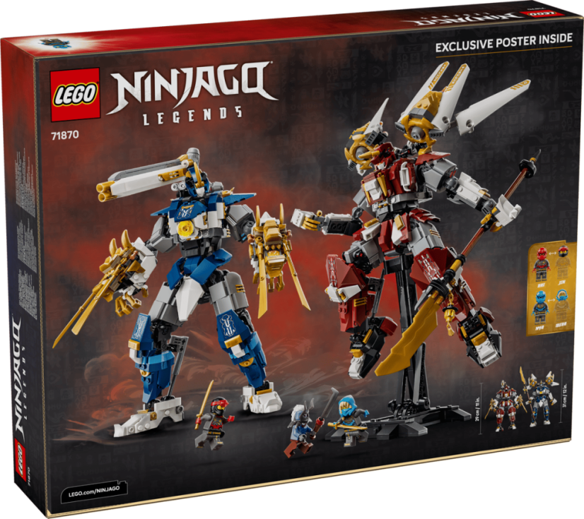 LEGO® NINJAGO 71870 Dvojice titánských robotů