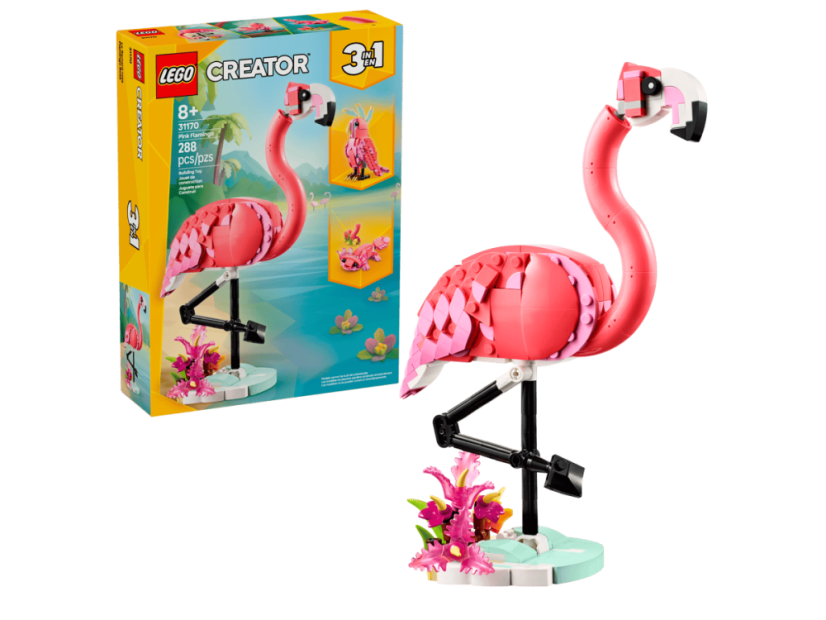 LEGO® Creator 31170 Dzikie zwierzęta: różowy flaming
