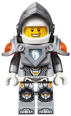 nex001 Lance Richmond - Flat Silver Visor and Armor