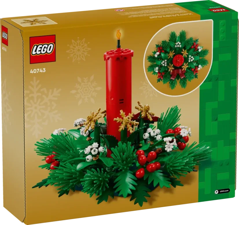LEGO® 40743 Vánoční dekorace na stůl