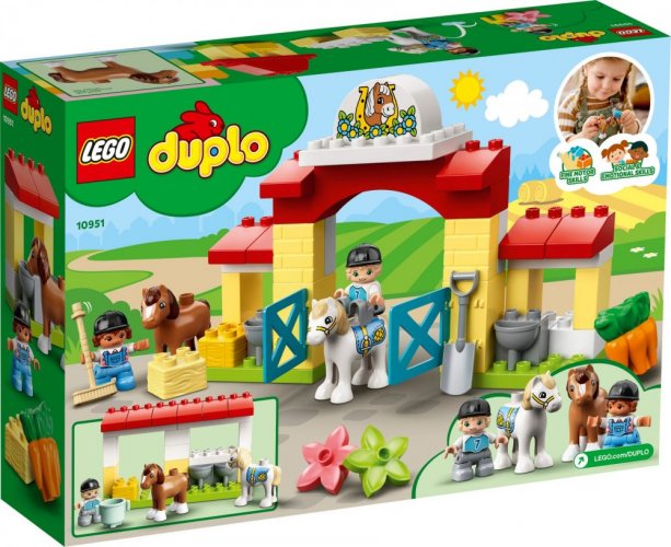 LEGO® DUPLO 10951 Stajňa s poníkmi