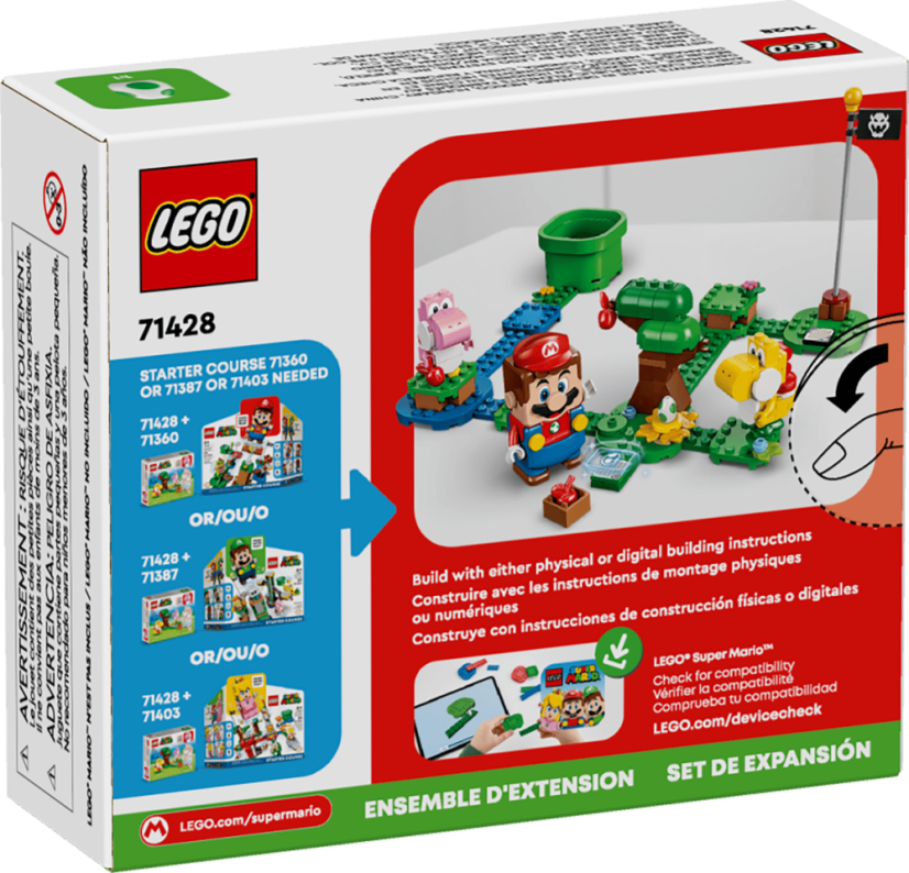 LEGO® Super Mario 71428 Niezwykły las Yoshiego — zestaw rozszerzający