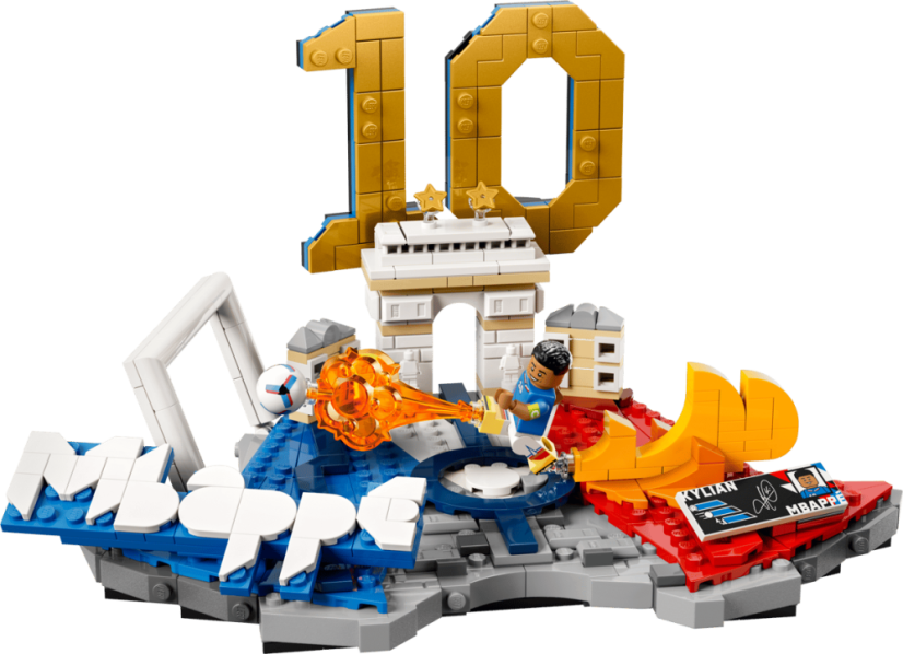 LEGO® Editions 43013 Kylian Mbappé – Hvězdné momenty fotbalu