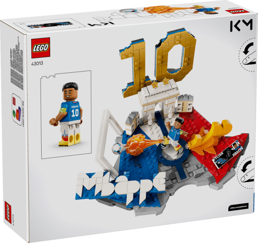 LEGO® Editions 43013 Kylian Mbappé – Hvězdné momenty fotbalu