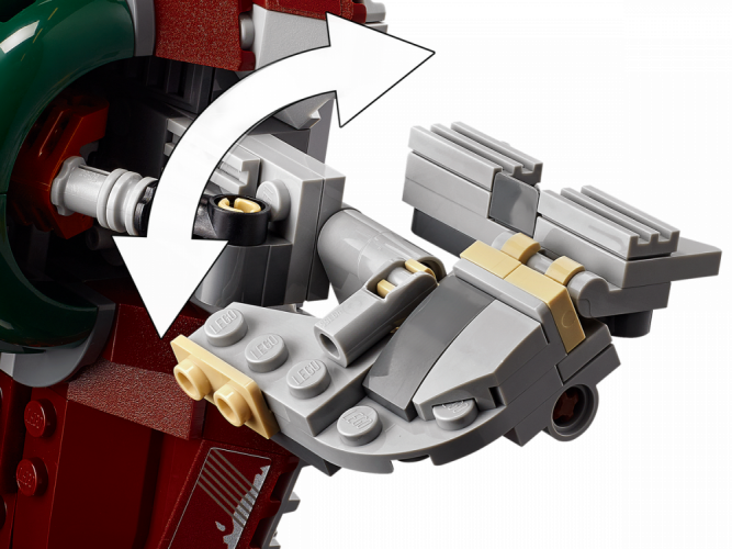 LEGO® Star Wars™ 75312 Boba Fett a jeho kozmická loď