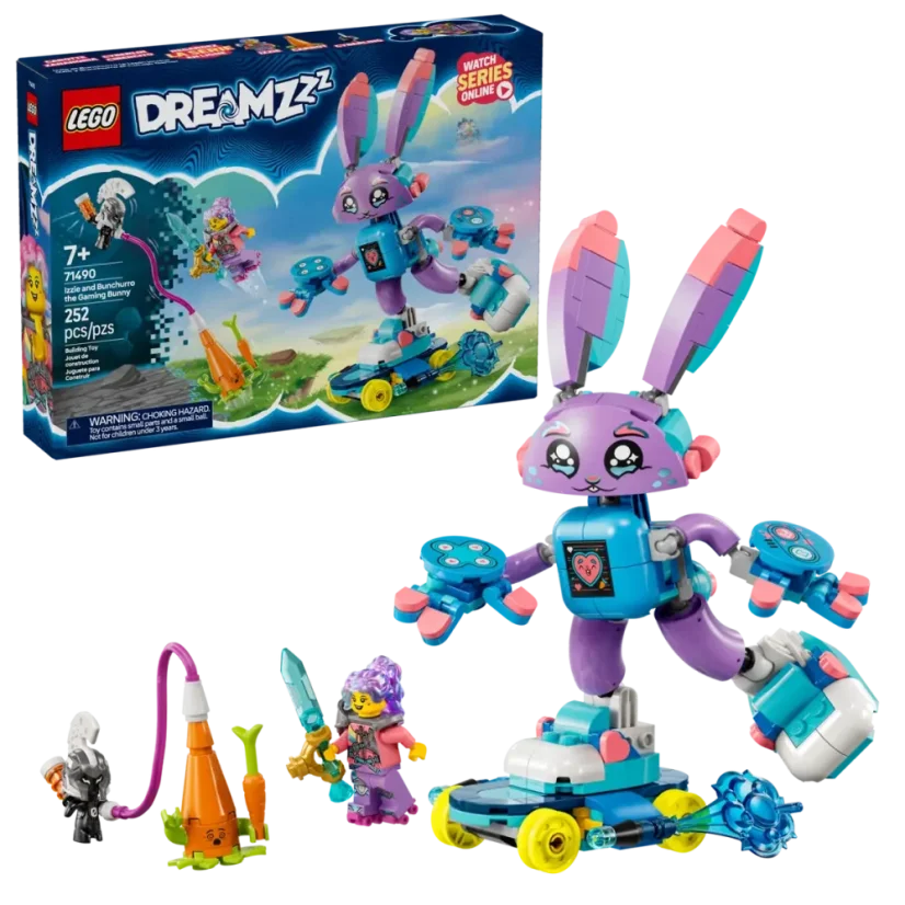 LEGO® DREAMZzz™ 71490 Izzie a herní králíček Bunchurro