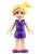 frnd0096 Friends Natasha - Dark Purple Skirt, Dark Purple Top with Comb