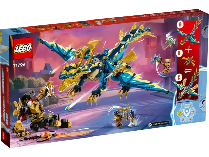 LEGO® NINJAGO® 71796 Živelný drak proti robotovi císařovny