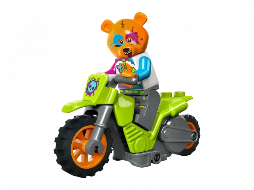 LEGO® City 60356 Medveď a kaskadérska motorka
