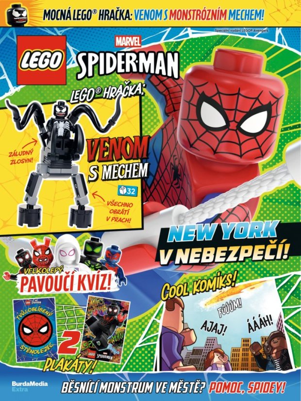 Časopis LEGO® Marvel Avengers Spiderman 1/2026