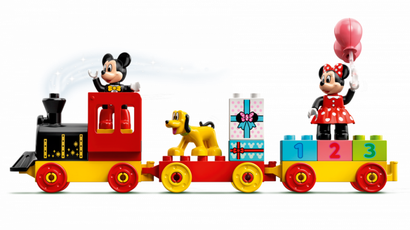 LEGO® DUPLO 10941 Urodzinowy pociąg myszek Miki i Minnie