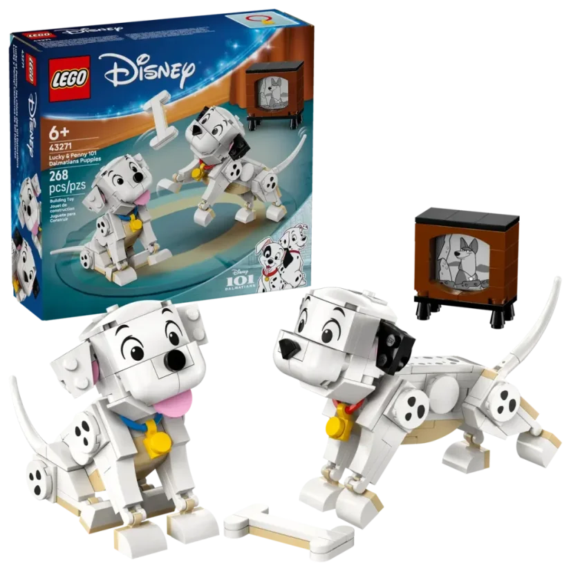 LEGO® Disney 43271 Štěňátka Štístko a Penny z filmu 101 dalmatinů