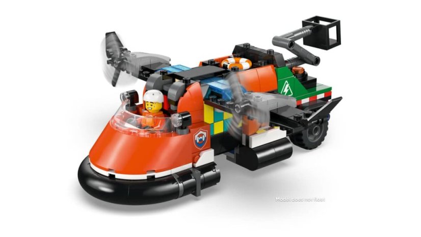 LEGO® City 60505 Remix: Letadlo, servisní vůz a vznášedlo