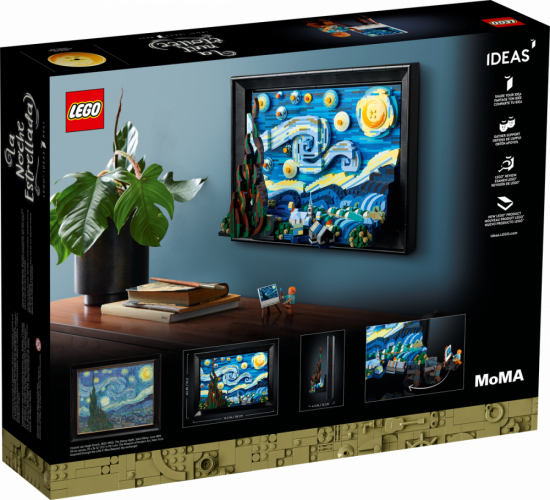 LEGO® Ideas 21333 Vincent van Gogh – Hviezdna noc